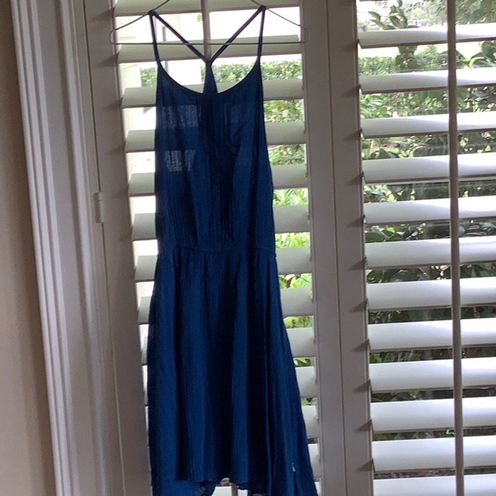 DKNY girls sz 14 blue dress. NWT